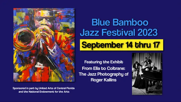 poster for blue bamboo jazz festival